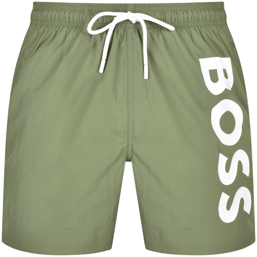 BOSS Octopus Swim Shorts Khaki